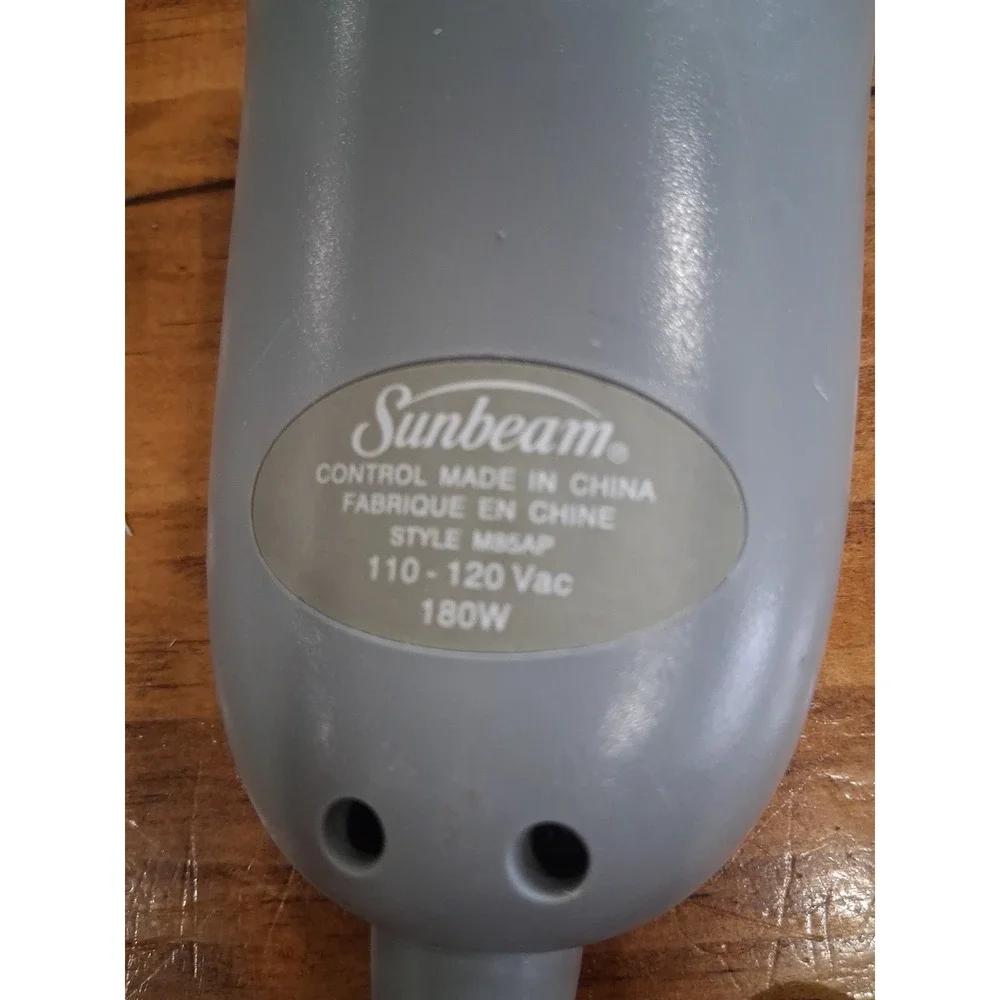 Sunbeam Electric Blanket Control M85AP 3 Prong Controller  Tested Working
